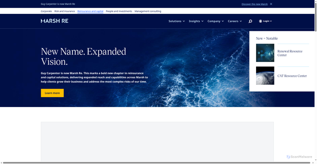 Security scan screenshot of https://guycarp.com