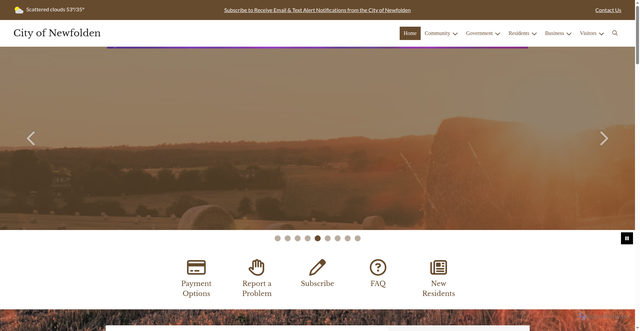 Security scan screenshot of https://newfoldenmn.gov/