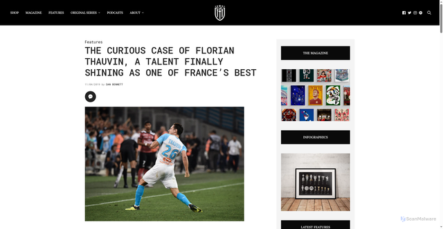 Security scan screenshot of https://thesefootballtimes.co/2019/04/11/the-curious-case-of-florian-thauvin-a-talent-finally-shining-as-one-of-frances-best/