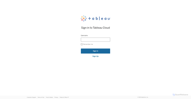 Security scan screenshot of https://bridge-us-east-1.online.tableau.com