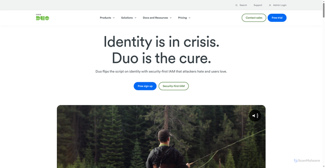 Security scan screenshot of https://api-d9c5afcf.duosecurity.com