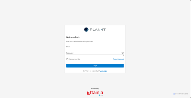 Security scan screenshot of https://www.attainia.cloud