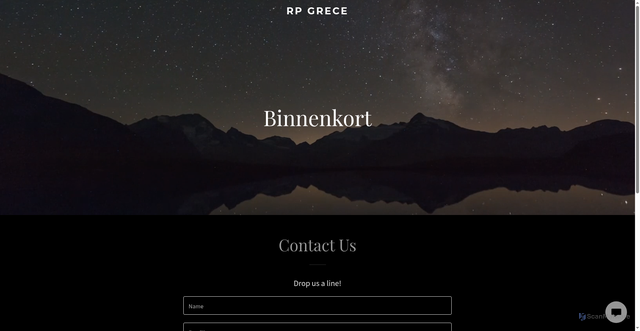 Security scan screenshot of https://rp-grece.be/