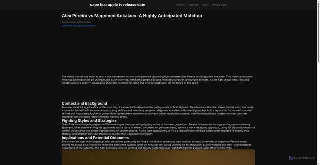 Security scan screenshot of https://ruangstudiolab-dpezqc2b868p.edgeone.app/alex-pereira-vs-magomed-ankalaev.html