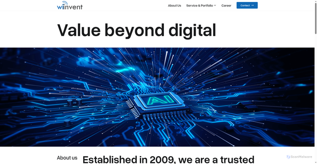 Security scan screenshot of https://wiinvent.tv