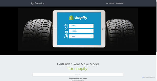 Security scan screenshot of https://car.govedia.com