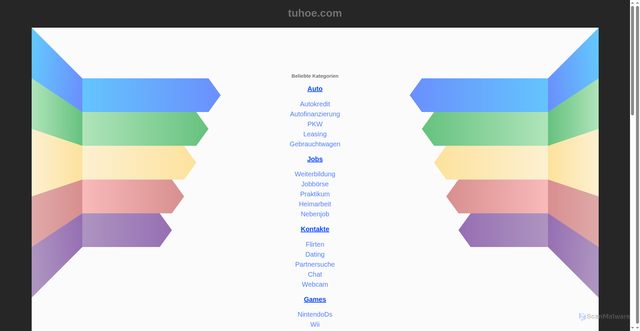 Security scan screenshot of http://www.tuhoe.com/
