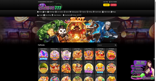 Security scan screenshot of https://ndx-gasing777pro.click/desktop/game/slot/fatpanda