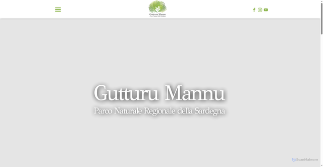 Security scan screenshot of https://www.parcogutturumannu.it/