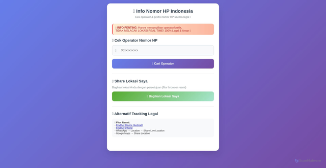 Security scan screenshot of https://fahry-locaationhack-omevu3wqle.edgeone.app/