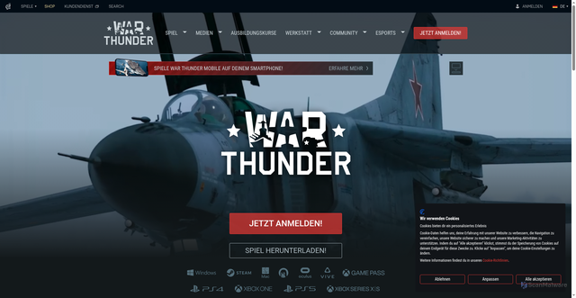 Security scan screenshot of https://static.warthunder.com