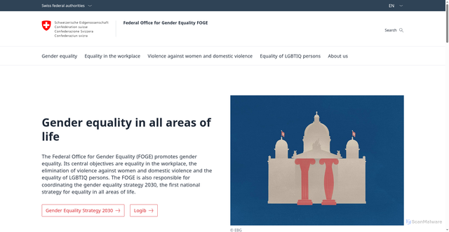 Security scan screenshot of https://www.ebg.admin.ch/en