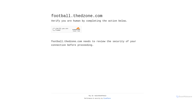 Security scan screenshot of https://football.thedzone.com/players/bryson-kuzdzal