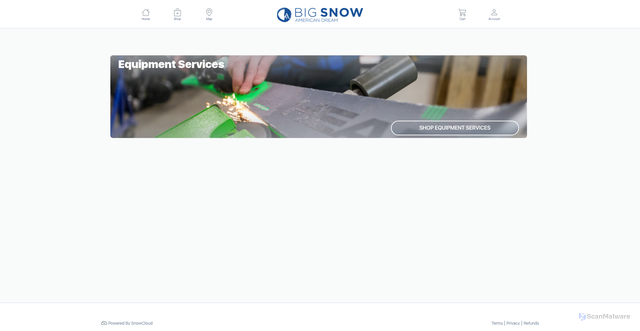 Security scan screenshot of https://bigsnowad.snowcloud.shop/