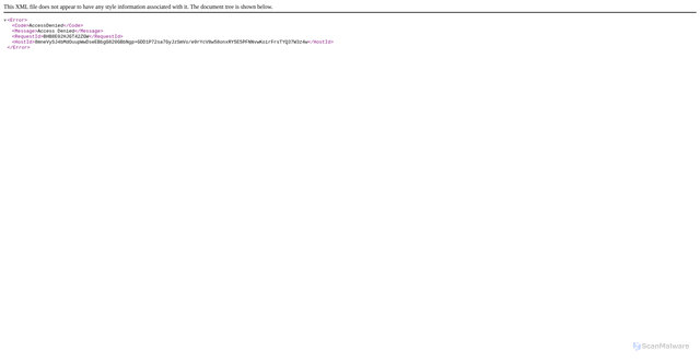 Security scan screenshot of fml-assets.s3.us-east-2.amazonaws.com