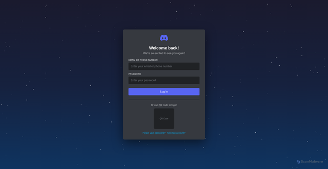 Security scan screenshot of https://bouncehousediscordgg.netlify.app/