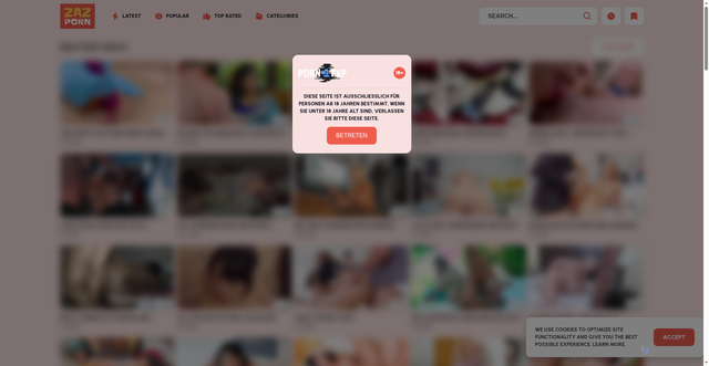 Security scan screenshot of https://zazporn.net