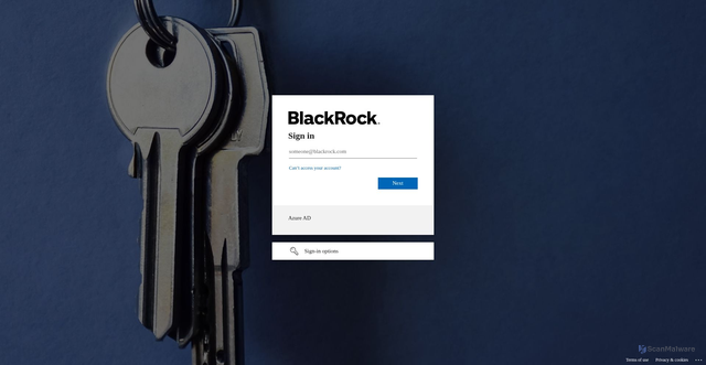 Security scan screenshot of https://blkprd.service-now.com
