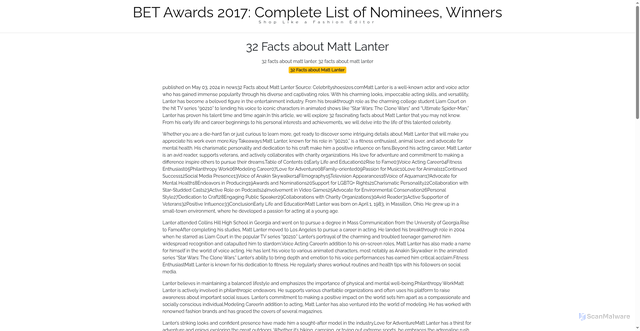 Security scan screenshot of https://brusitusteportalsitus-77bqcc0xif.edgeone.app/3388-32-facts-about-matt-lanter.html