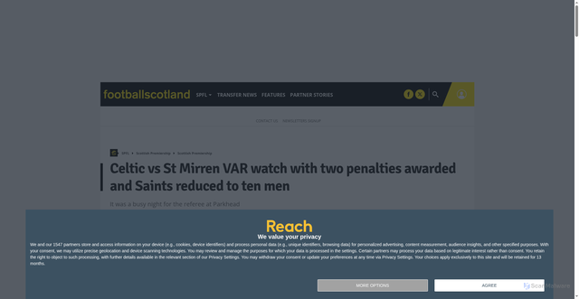 Security scan screenshot of https://www.footballscotland.co.uk/spfl/scottish-premiership/celtic-vs-st-mirren-var-26217162