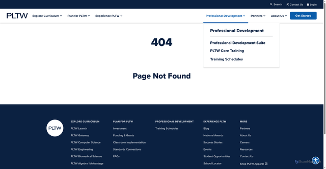 Security scan screenshot of https://21965329.hs-sites.com