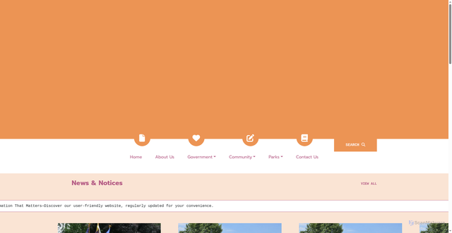 Security scan screenshot of https://villageofmarquette.gov/
