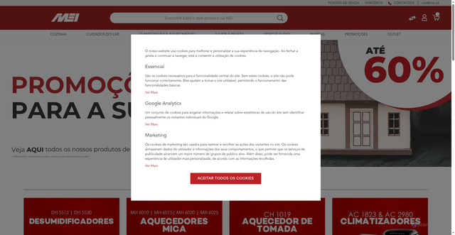 Security scan screenshot of https://mei.pt