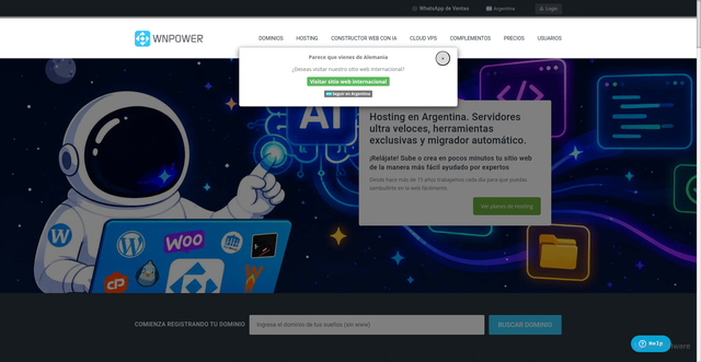 Security scan screenshot of https://wnpower.com