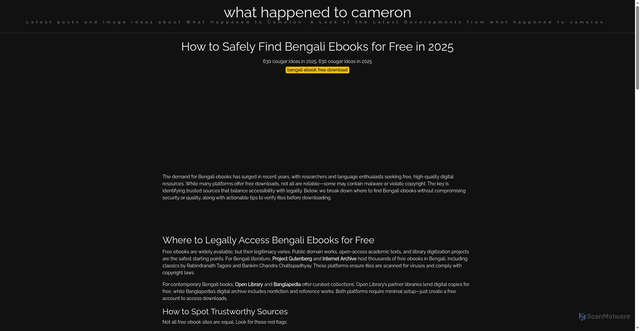 Security scan screenshot of https://lensacerdascorner-dpuv9krdmclz.edgeone.app/bengali-ebook-free-download.html