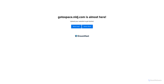 Security scan screenshot of https://gotospace.nldj.com