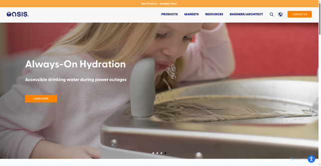 Security scan screenshot of https://www.oasiscoolers.com