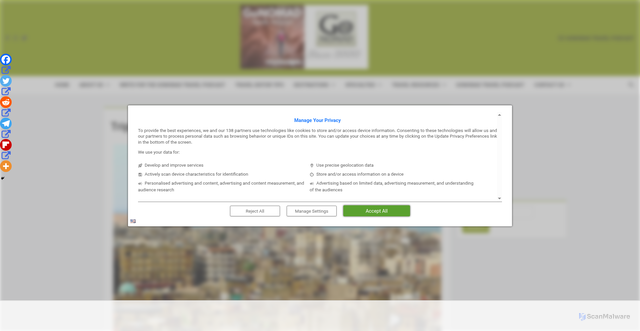 Security scan screenshot of https://www.gonomad.com/137920-tripoli-lebanon-a-neglected-citys-allure