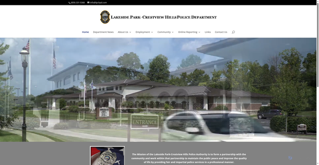 Security scan screenshot of https://lpchpd.gov/