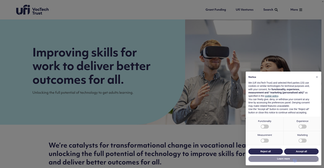 Security scan screenshot of https://ufi.co.uk/