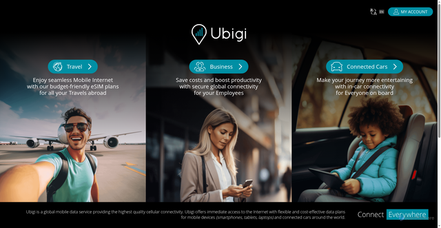 Security scan screenshot of https://ubigi.com
