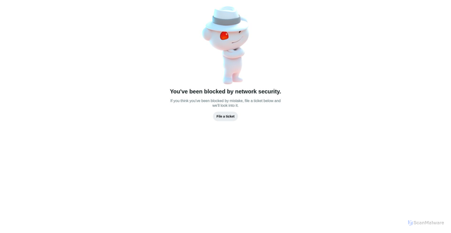 Security scan screenshot of https://cy.reddit.com