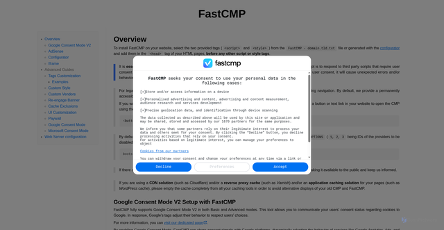 Security scan screenshot of https://eu.fastcmp.com/