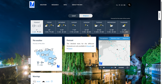 Security scan screenshot of https://meteo.be