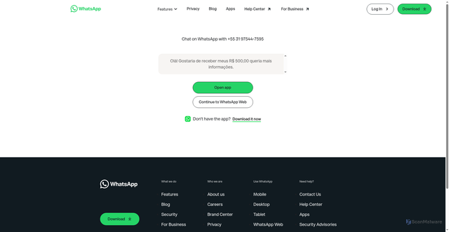 Security scan screenshot of https://seuvitebras.vercel.app/