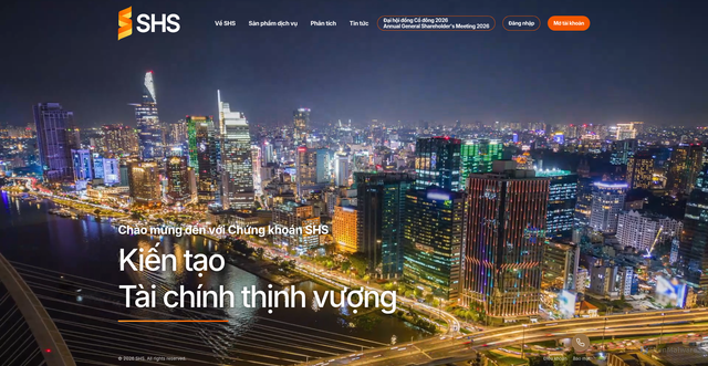 Security scan screenshot of https://shs.com.vn