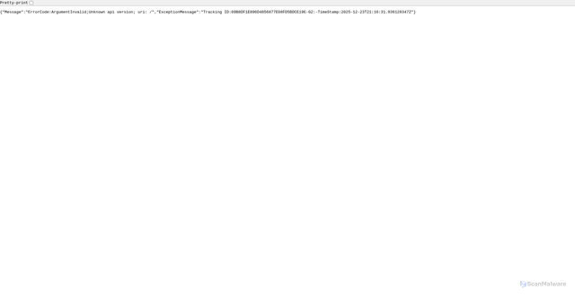 Security scan screenshot of https://tabasco-unicorn-stg.azure-devices.net