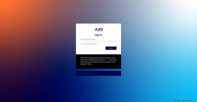 Security scan screenshot of https://airitlimited.sharepoint.com