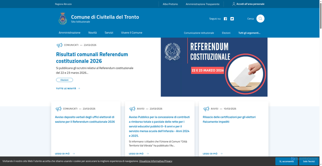 Security scan screenshot of https://www.comune.civitelladeltronto.te.it/