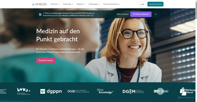 Security scan screenshot of https://miamed.de