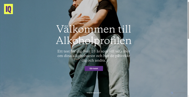 Security scan screenshot of https://alkoholprofilen.se