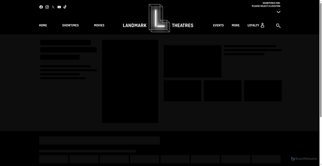 Security scan screenshot of https://www.landmarktheatres.com/movies/1000003202-a-house-of-dynamite/