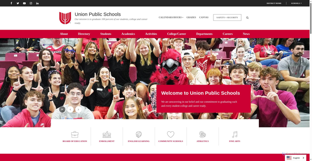 Security scan screenshot of https://www.unionps.org/