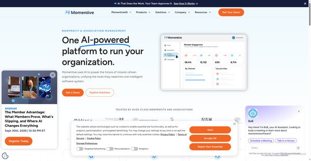 Security scan screenshot of https://communitybrands.com