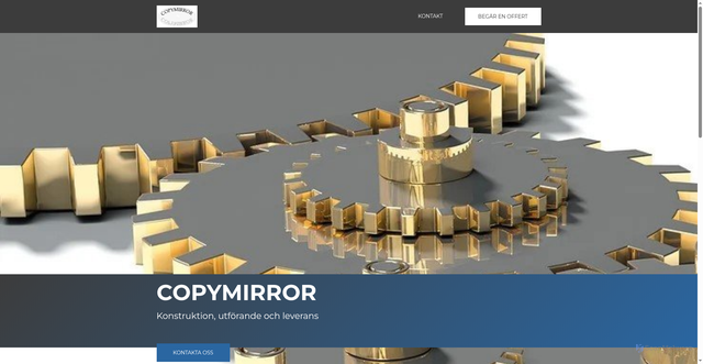 Security scan screenshot of https://copymirror.se