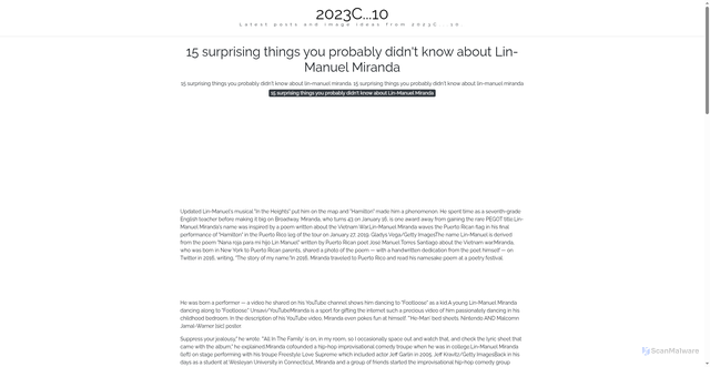 Security scan screenshot of https://pikselmotionline-dpiuf3ygir9m.edgeone.app/15-surprising-things-you-probably-didnt-know-about-lin-manuel-miranda.html